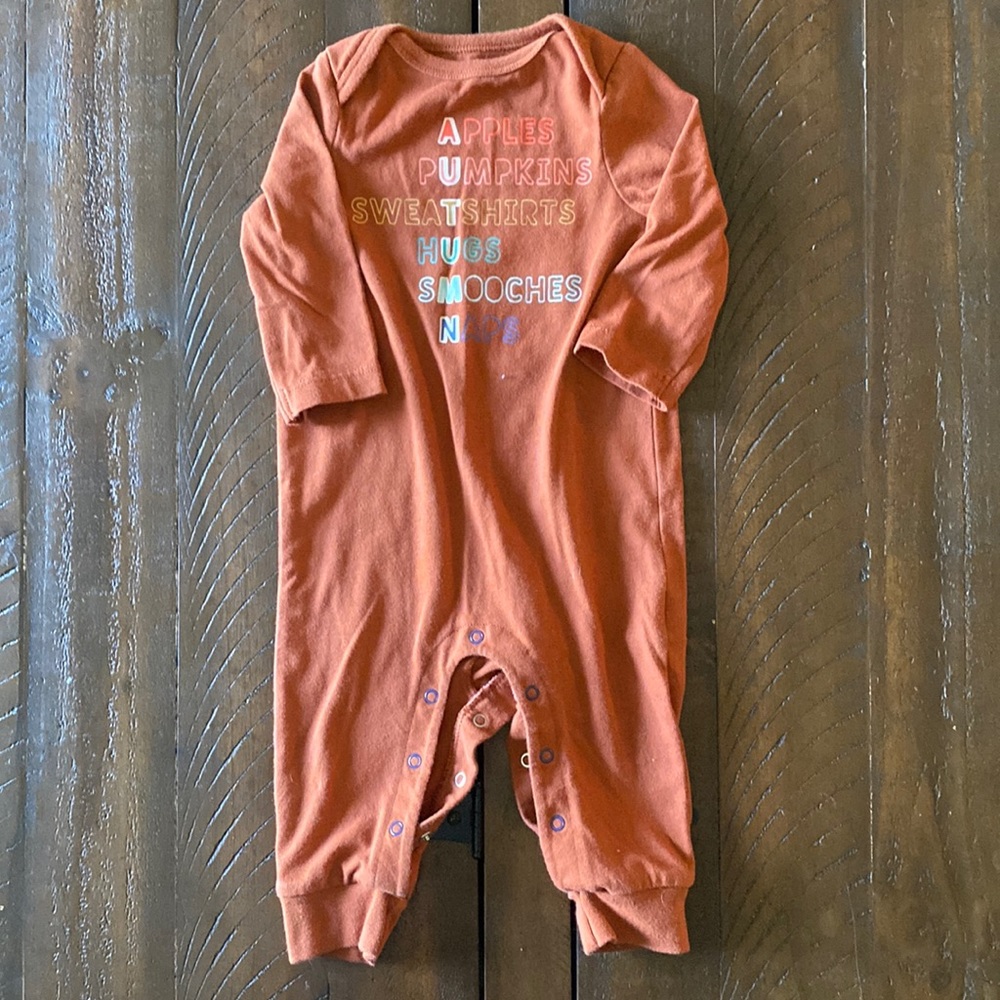 Fall Baby Romper